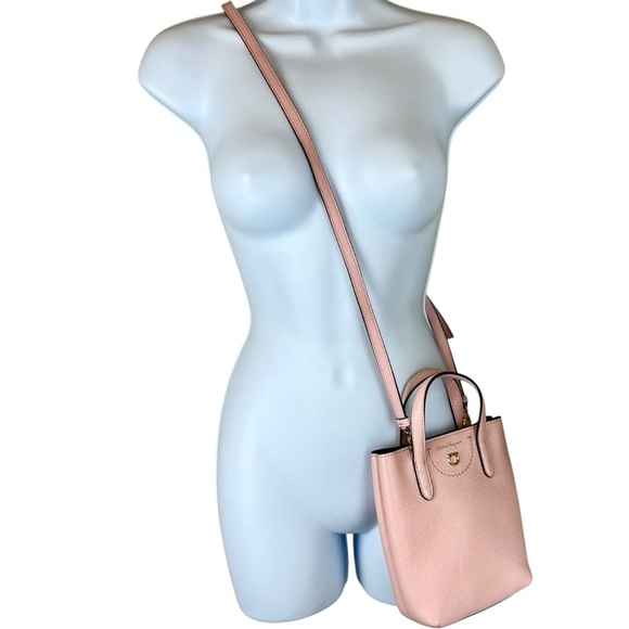 SALVATORE FERRAGAMO Baby Pink Gancini Mini Shopper Tote with dustbag - Picture 15 of 15